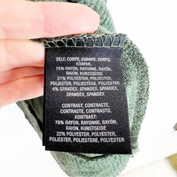 POSTMARK ANTHROPOLOGIE GREEN COWL NECK BOXY PULLOVER KNIT SHIRT SZ XS - Picture 4 of 6